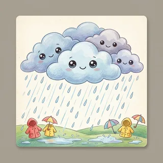 下雨 (xià yǔ) — rain