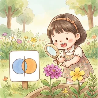 区别 (qū bié) — difference / distinguish