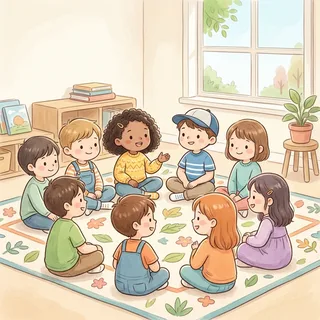 围过来 (wéi guò lái) — gather around