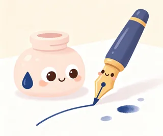 墨水 (mò shuǐ) — ink for writing