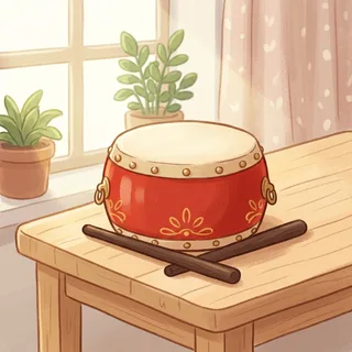 小鼓 (xiǎo gǔ) — small drum