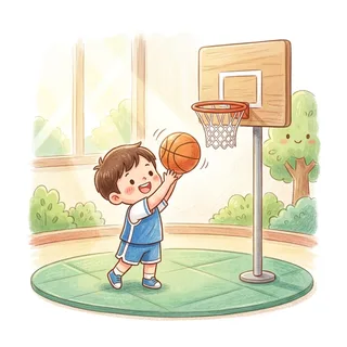 投篮 (tóu lán) — shoot