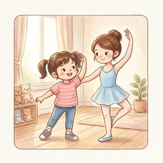 模仿 (mó fǎng) — Imitate