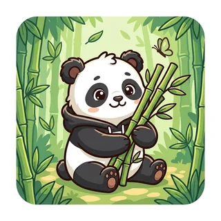 熊猫 (xióng māo) — giant panda