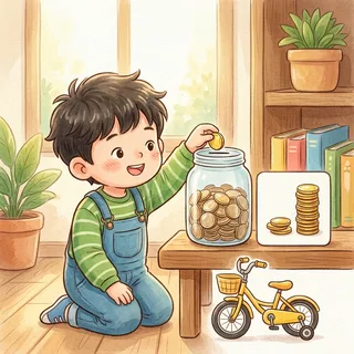 积少成多 (jī shǎo chéng duō) — little by little adds up to a lot