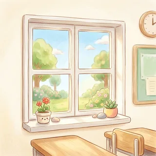 窗 (chuāng) — window