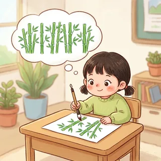 胸有成竹 (xiōng yǒu chéng zhú) — have an ace up one's sleeve
