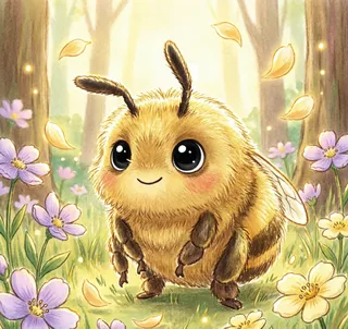 蜜蜂 (mì fēng) — bee
