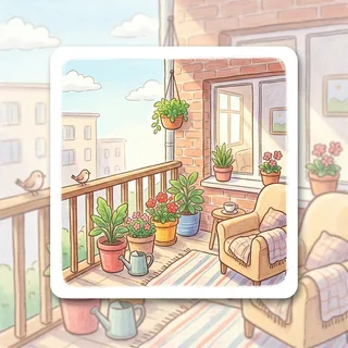 阳台 (yáng tái) — balcony