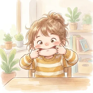 顽皮 (wán pí) — Playful mischievous nature